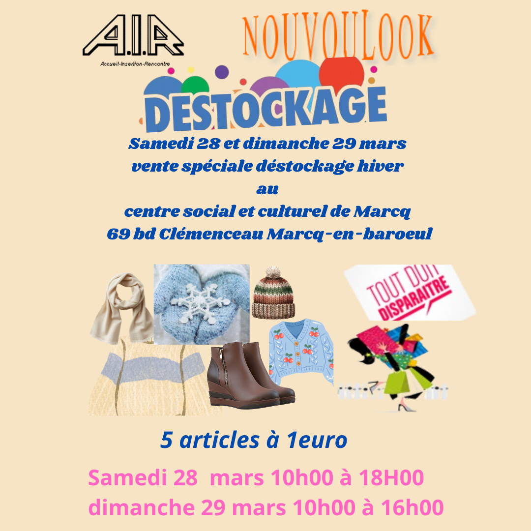Vente DESTOCKAGE HIVER